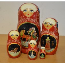 5 Piece fairy Story Russian Doll