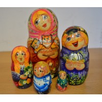 5 Piece Cat special Russian Doll