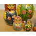 5 piece purple Polkhov Russian Doll