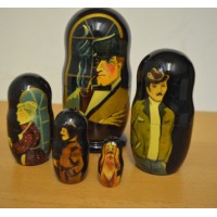 5 piece Sherlock Holmes Russian Doll