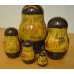 5 piece Old Moscow Russian Doll 