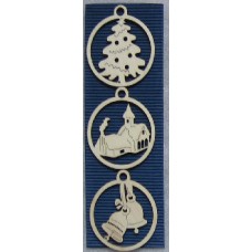 Hanging Decorations - Set of Three