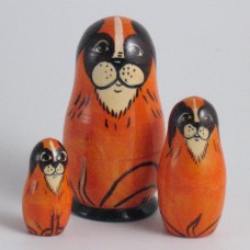 3 Piece Dog Russian Doll