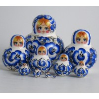 10 Piece Gzhell style RUssian Doll