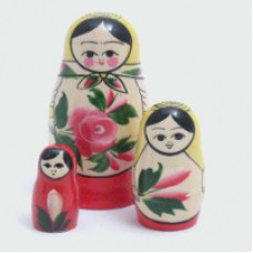 3 Piece Semyenov Russian Doll